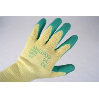 Werkhandschoen M-Grip Groen Latex - 4 paar (maat L / 9) 